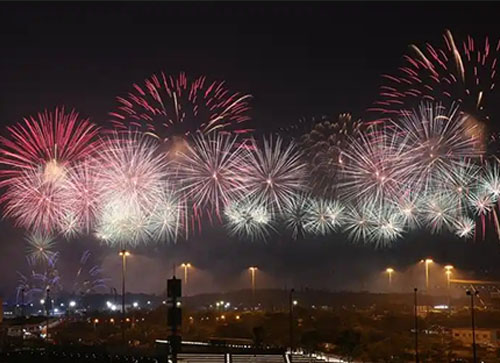 仙桃市焰火晚会